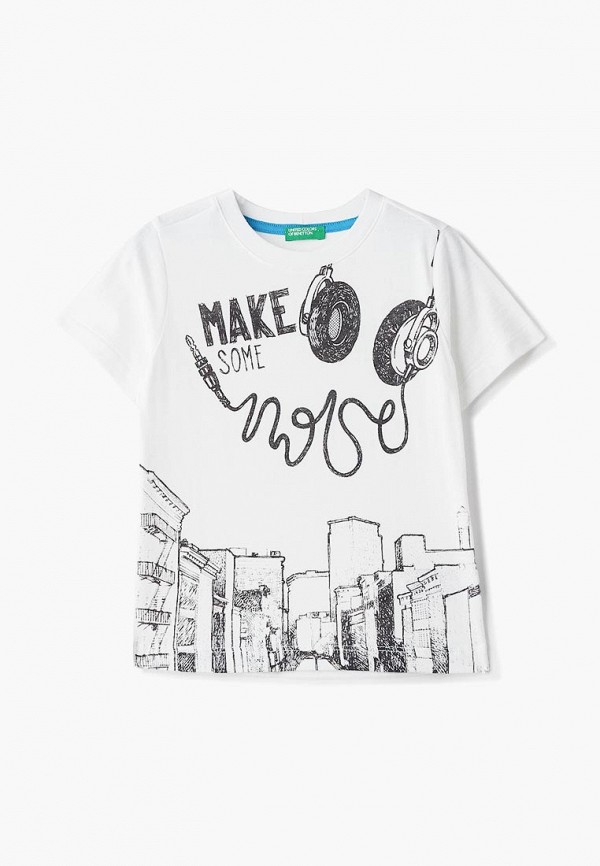 

Футболка United Colors of Benetton, United Colors of Benetton UN012EBDWYX1, Белый