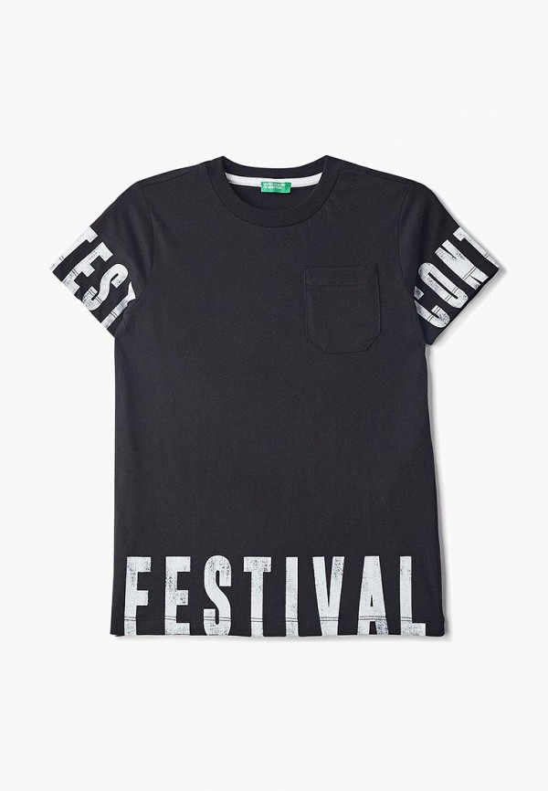 

Футболка United Colors of Benetton; United Colors of Benetton UN012EBDWYX2, Черный
