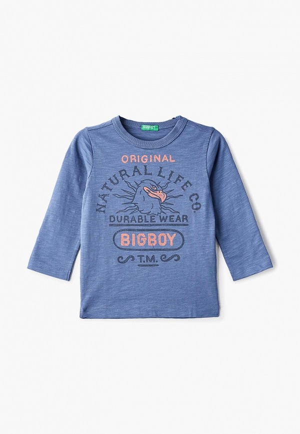 

Лонгслив United Colors of Benetton, Синий, United Colors of Benetton UN012EBDWZL1