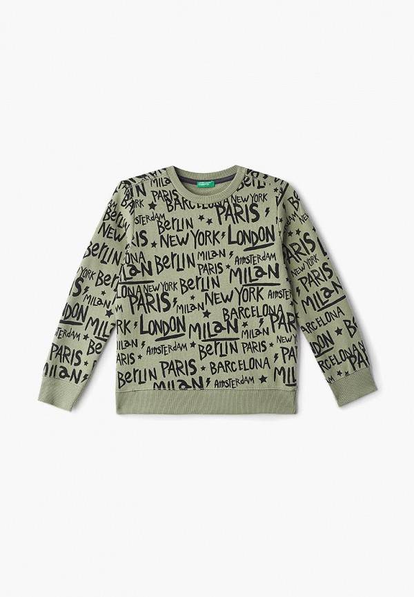 

Свитшот United Colors of Benetton, United Colors of Benetton UN012EBDXJQ5, Хаки