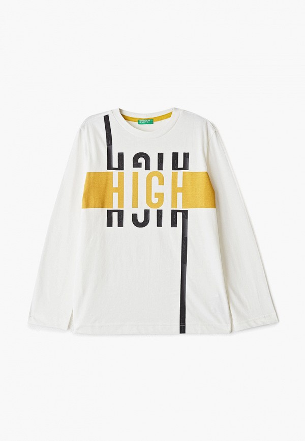 

Лонгслив United Colors of Benetton, Бежевый, United Colors of Benetton UN012EBFUOC3