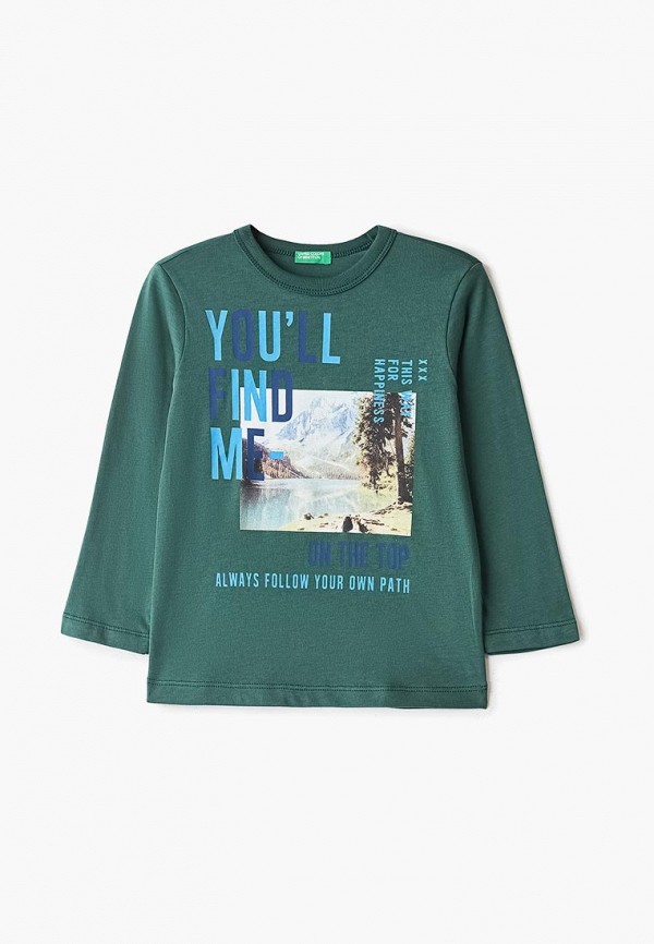 

Лонгслив United Colors of Benetton, Зеленый