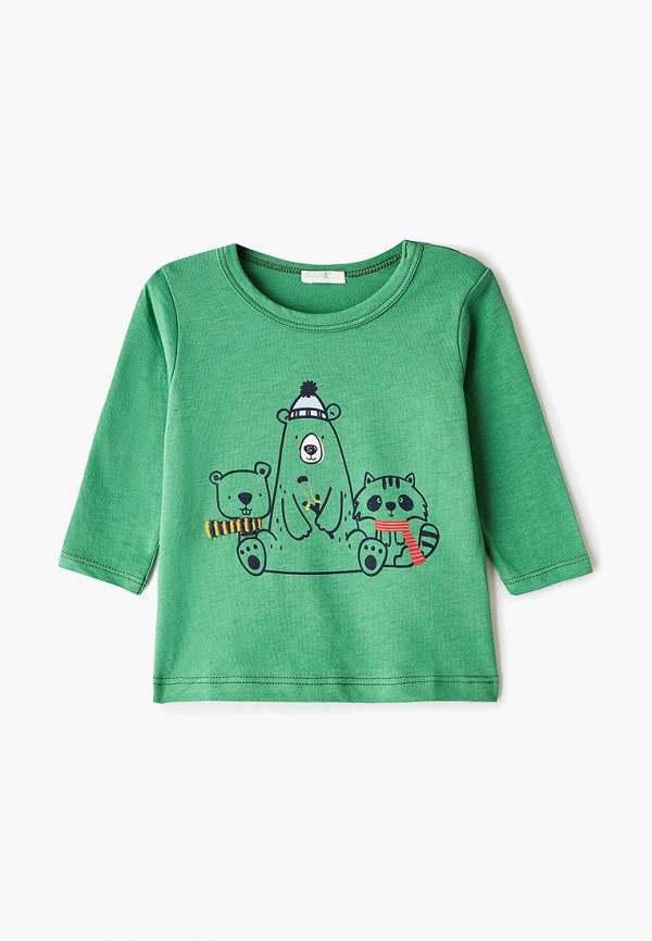 

Лонгслив United Colors of Benetton, Зеленый, United Colors of Benetton UN012EBFUOQ8