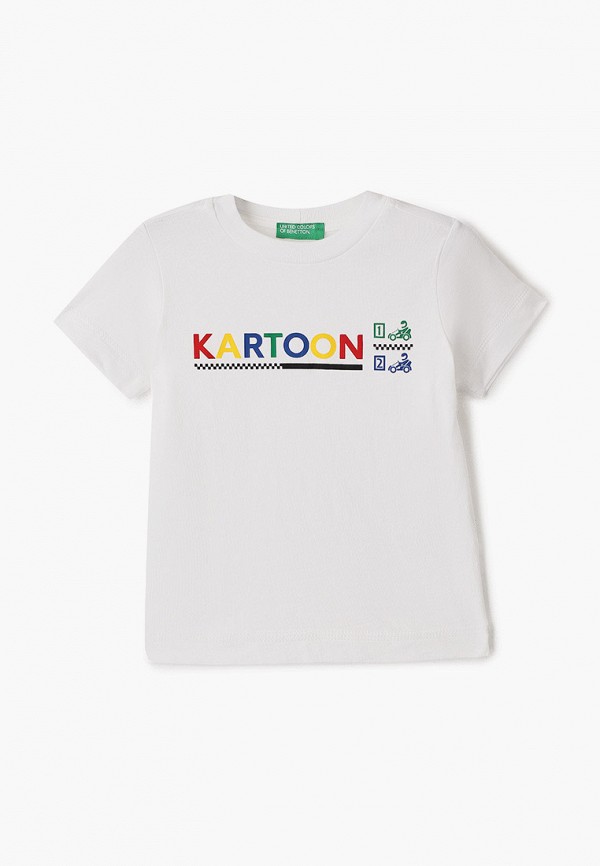 

Футболка United Colors of Benetton, Белый, United Colors of Benetton UN012EBHYAP6