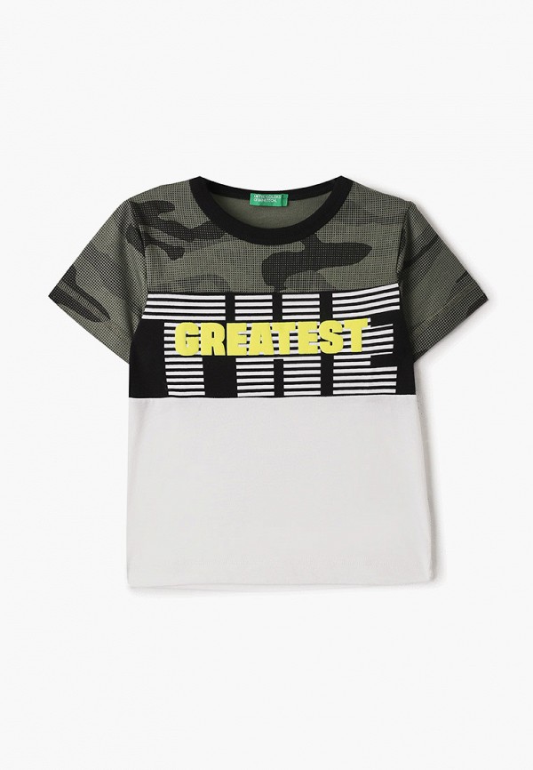 

Футболка United Colors of Benetton, Хаки, United Colors of Benetton UN012EBHYCU3