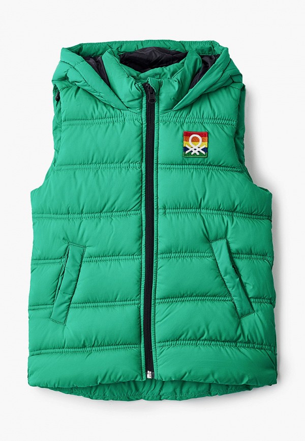 

Жилет утепленный United Colors of Benetton, Зеленый, United Colors of Benetton UN012EBJZKQ6