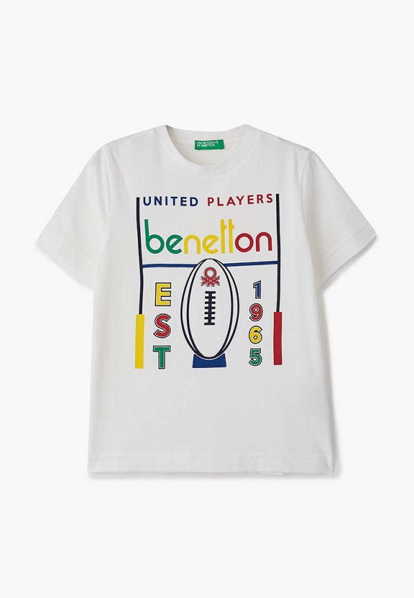 

Футболка United Colors of Benetton, Белый, United Colors of Benetton UN012EBJZKR4