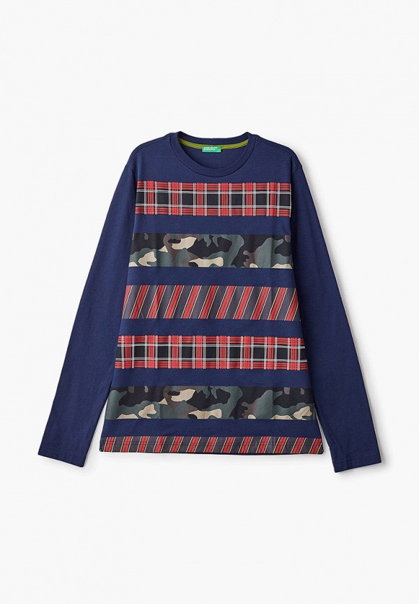 

Лонгслив United Colors of Benetton, Синий
