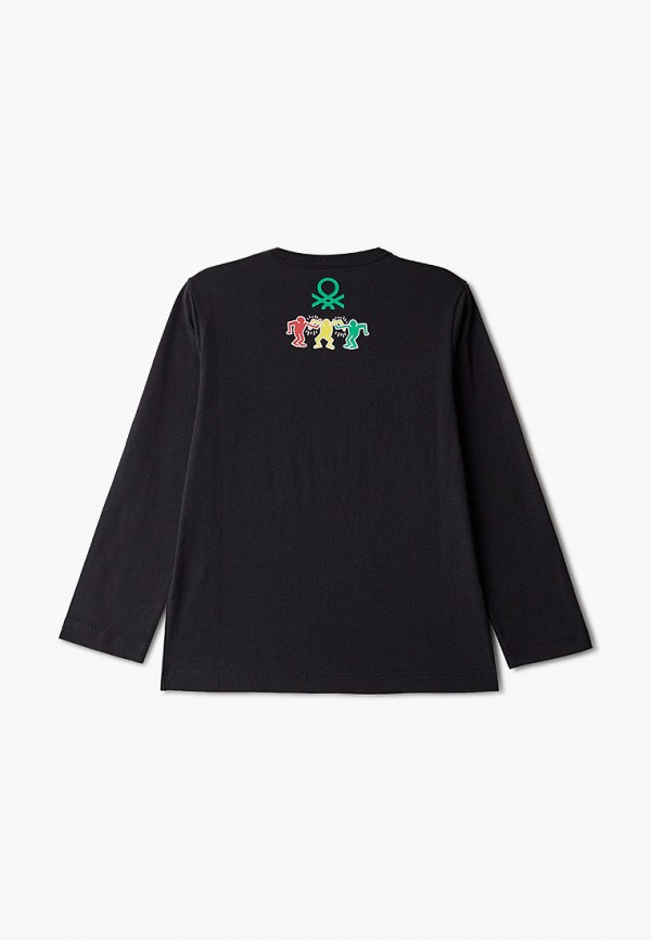 

Лонгслив United Colors of Benetton, Черный, United Colors of Benetton UN012EBJZKS6