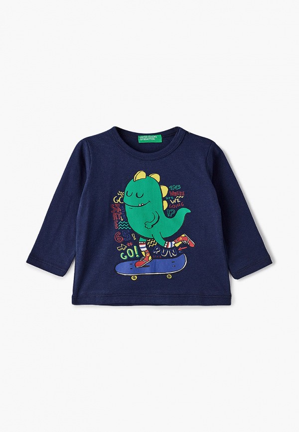 

Лонгслив United Colors of Benetton, Синий, United Colors of Benetton UN012EBJZKW5