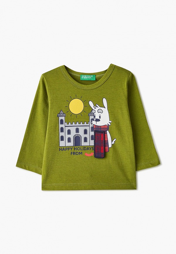 

Лонгслив United Colors of Benetton, Зеленый