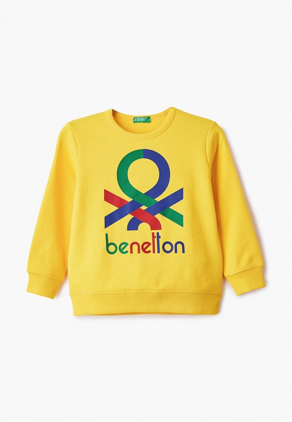 

Свитшот United Colors of Benetton, Желтый, United Colors of Benetton UN012EBJZKY0