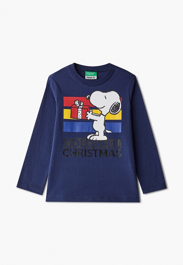 

Лонгслив United Colors of Benetton, Синий