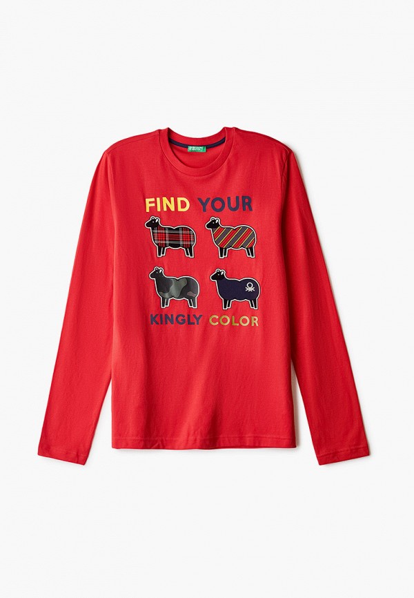

Лонгслив United Colors of Benetton, Красный