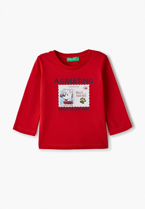 

Лонгслив United Colors of Benetton, Красный, United Colors of Benetton UN012EBJZLO3