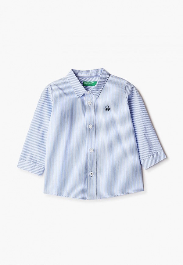 

Рубашка United Colors of Benetton, Голубой, United Colors of Benetton UN012EBJZLS7