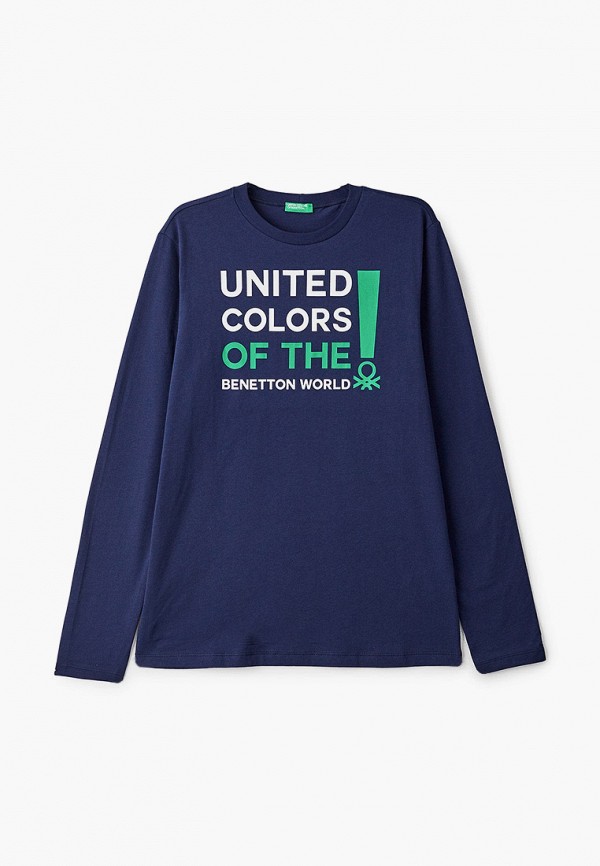 

Лонгслив United Colors of Benetton, Синий
