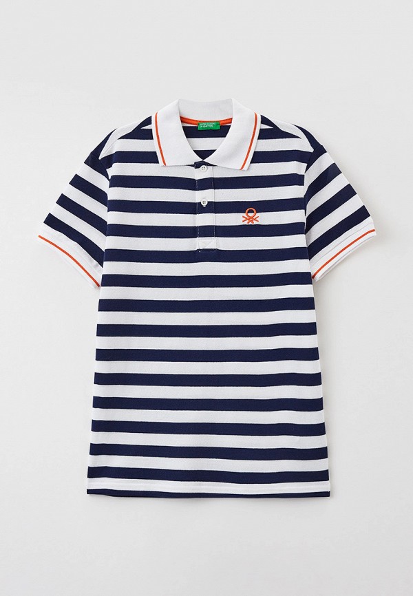 

Поло United Colors of Benetton, Синий, United Colors of Benetton UN012EBMHJH0