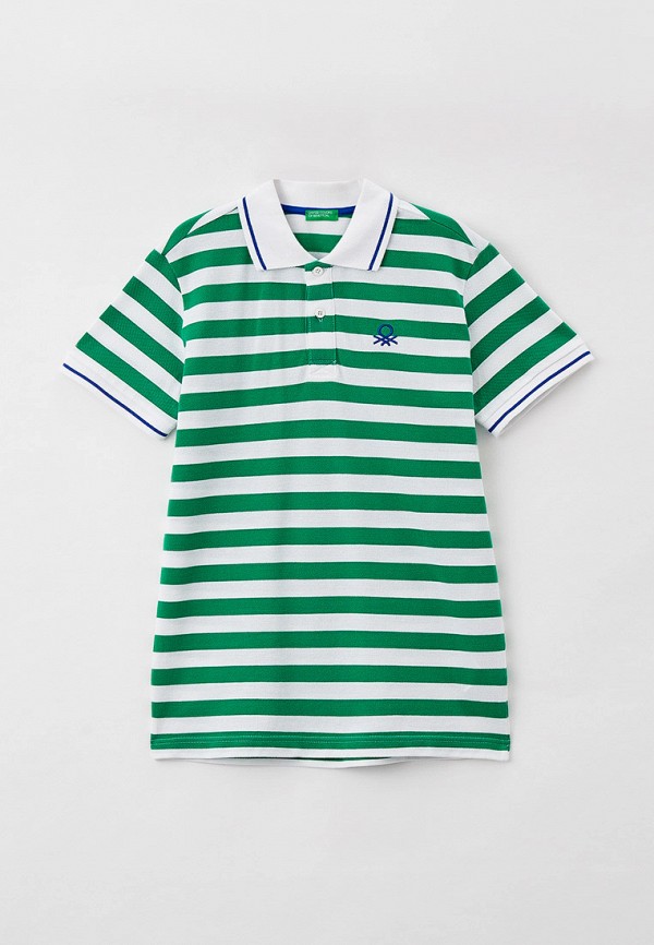 

Поло United Colors of Benetton, Зеленый, United Colors of Benetton UN012EBMHJH1