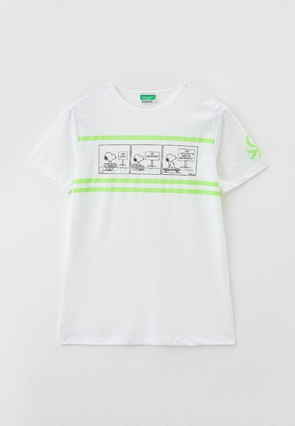 

Футболка United Colors of Benetton, Белый, United Colors of Benetton UN012EBMHJH7
