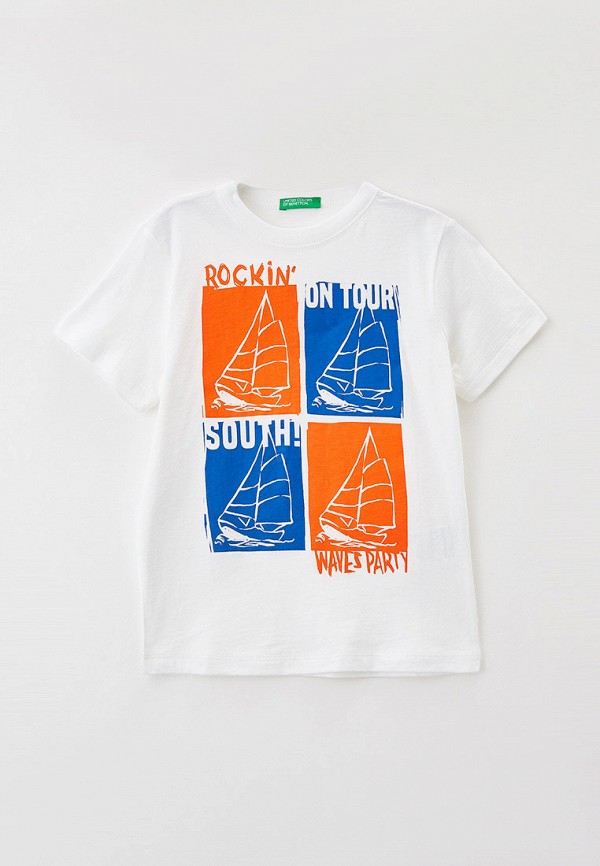 

Футболка United Colors of Benetton, Белый, United Colors of Benetton UN012EBMHLV7