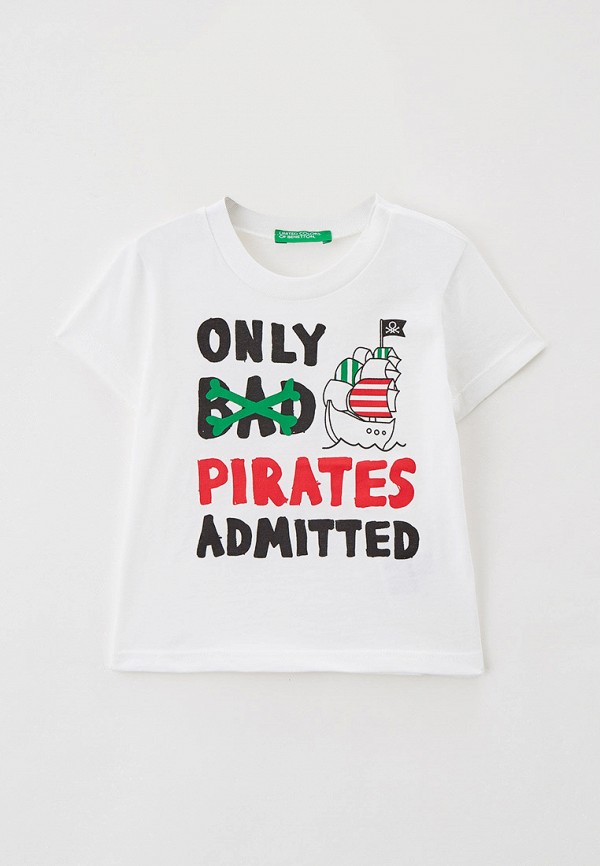 

Футболка United Colors of Benetton, Белый, United Colors of Benetton UN012EBMHLW5