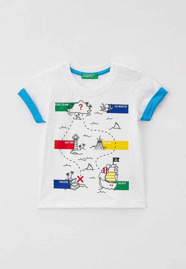 

Футболка United Colors of Benetton, Белый, United Colors of Benetton UN012EBMHMC2
