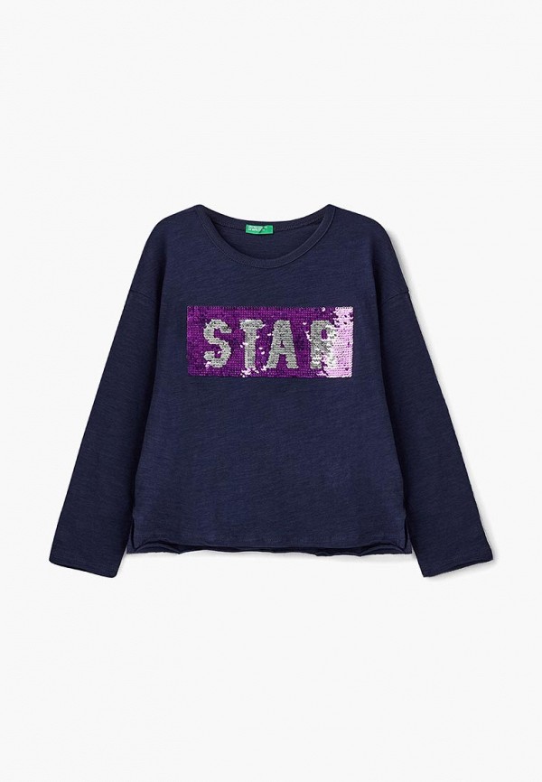 

Лонгслив United Colors of Benetton, Синий