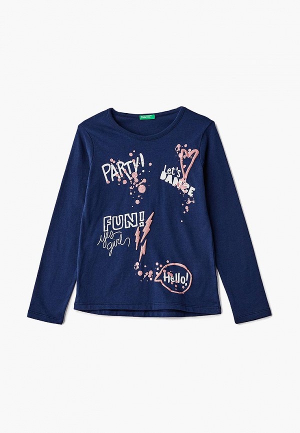 

Лонгслив United Colors of Benetton, Синий