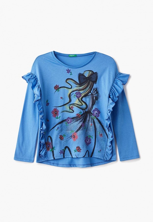 

Лонгслив United Colors of Benetton, Синий