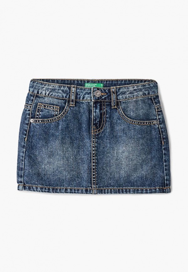 

Юбка джинсовая United Colors of Benetton, United Colors of Benetton UN012EGCAAI2, Синий