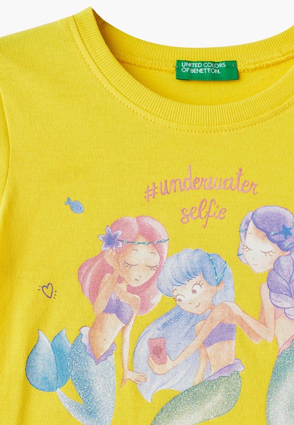

Футболка United Colors of Benetton; United Colors of Benetton UN012EGDWZT0, Желтый