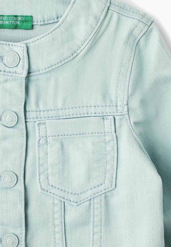 

Куртка джинсовая United Colors of Benetton, United Colors of Benetton UN012EGDXJV1, Бирюзовый