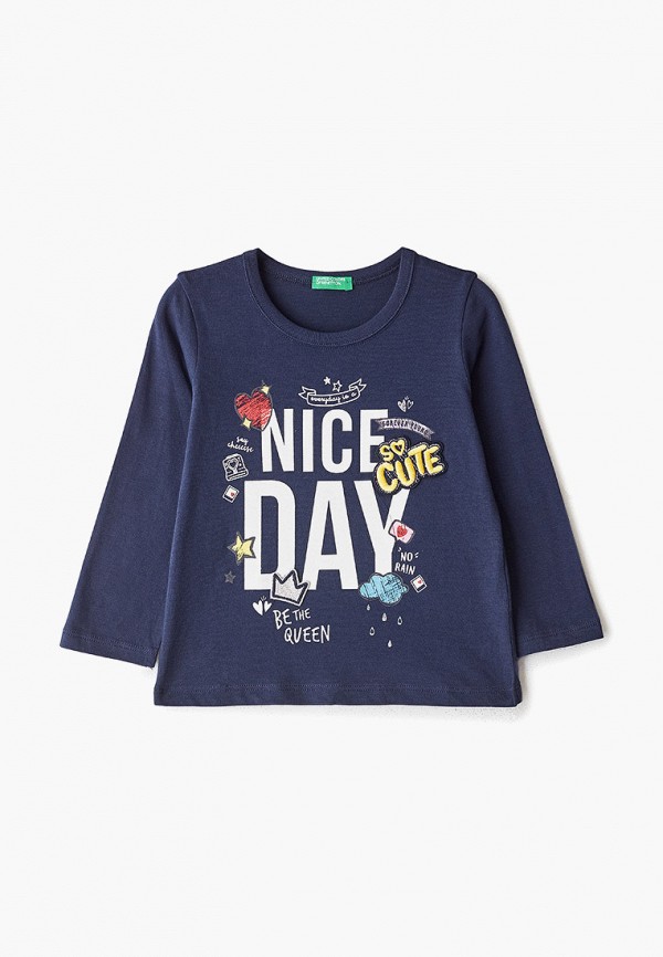 

Лонгслив United Colors of Benetton, Синий