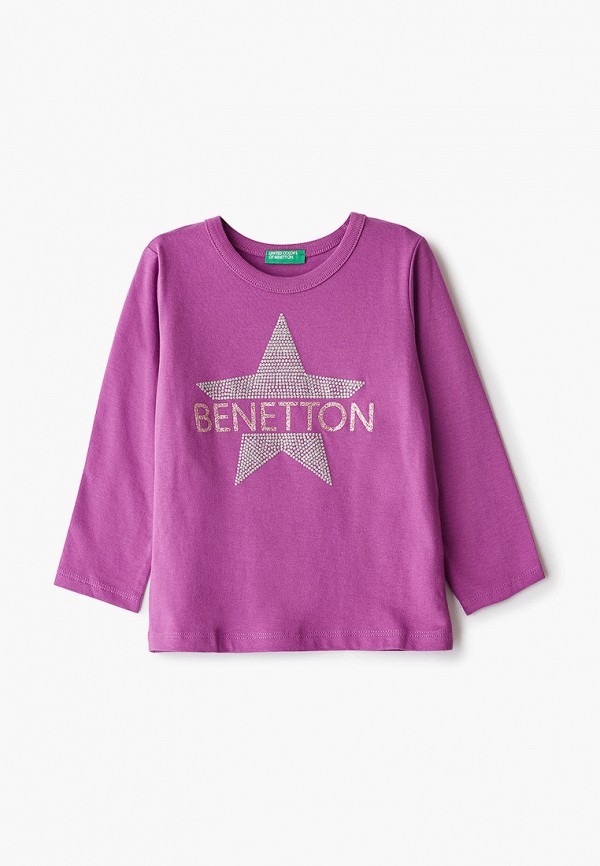 

Лонгслив United Colors of Benetton, Фиолетовый