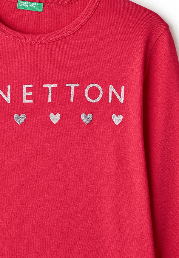 

Лонгслив United Colors of Benetton, Бордовый, United Colors of Benetton UN012EGFUNO4