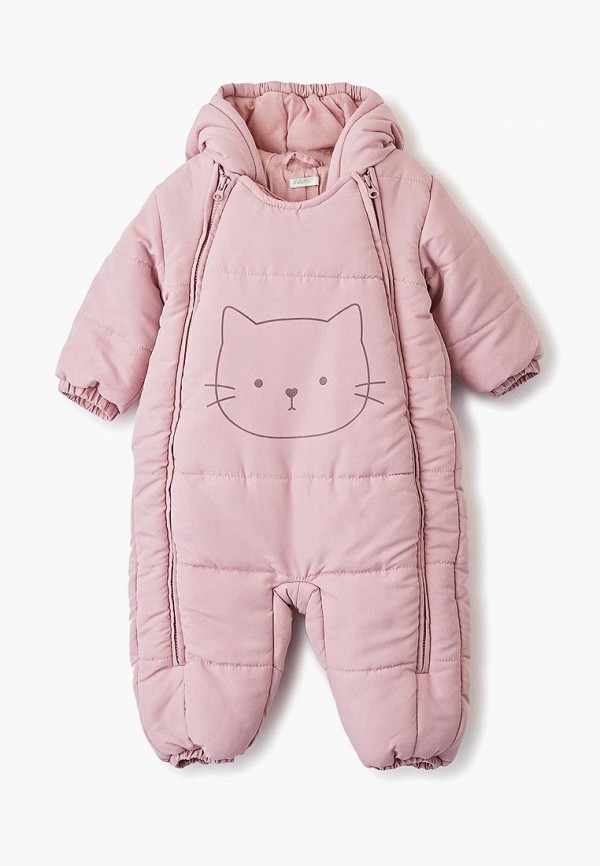 

Комбинезон утепленный United Colors of Benetton, Розовый, United Colors of Benetton UN012EGFUOO7