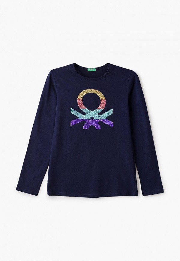 

Лонгслив United Colors of Benetton, Синий, United Colors of Benetton UN012EGHYDD0