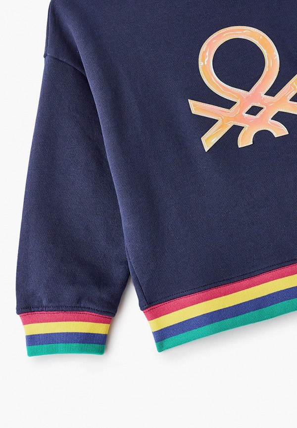 

Худи United Colors of Benetton, Синий, United Colors of Benetton UN012EGHYDJ3