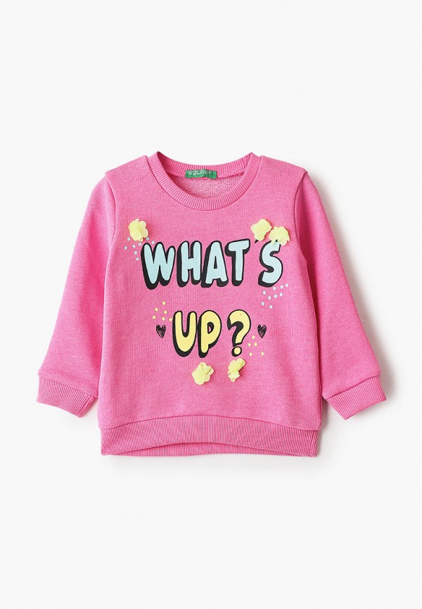 

Свитшот United Colors of Benetton, Розовый, United Colors of Benetton UN012EGHYDK9