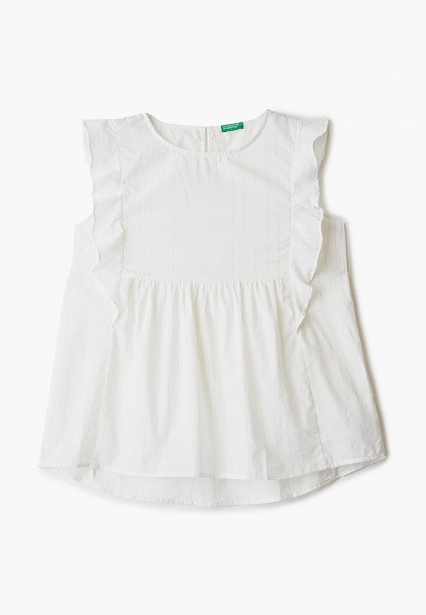 

Блуза United Colors of Benetton, Белый, United Colors of Benetton UN012EGHYDR5