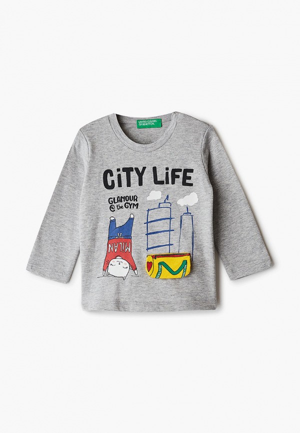

Лонгслив United Colors of Benetton, Серый