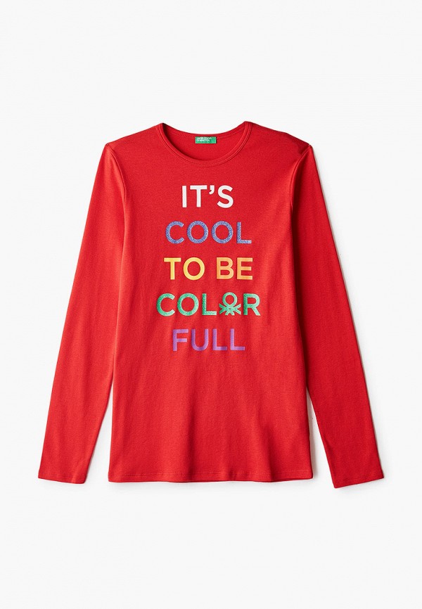 

Лонгслив United Colors of Benetton, Красный, United Colors of Benetton UN012EGJZMB5