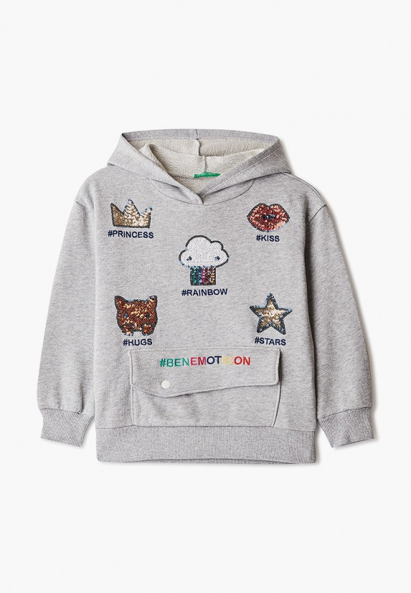 

Худи United Colors of Benetton, Серый