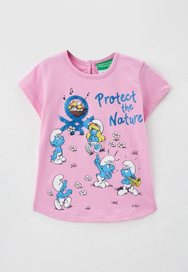 

Футболка United Colors of Benetton, Розовый