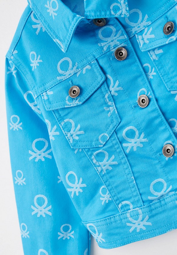 Куртка для девочки джинсовая United Colors of Benetton 245W53MK0 Фото 3