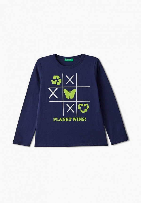 

Лонгслив United Colors of Benetton, Синий