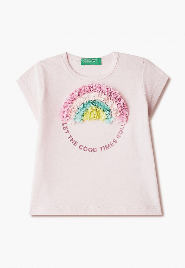 

Футболка United Colors of Benetton, Розовый, United Colors of Benetton UN012EGMHJW7
