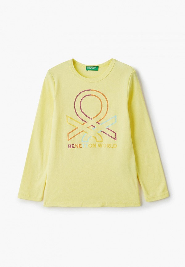 

Лонгслив United Colors of Benetton, Желтый