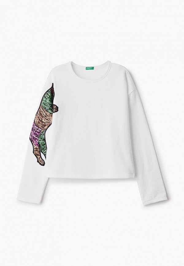 

Свитшот United Colors of Benetton, Белый, United Colors of Benetton UN012EGMHJX7